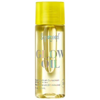 Supergoop! 
Mini Glow Oil SPF 50 Dry Body Oil Sunscreen 30ml